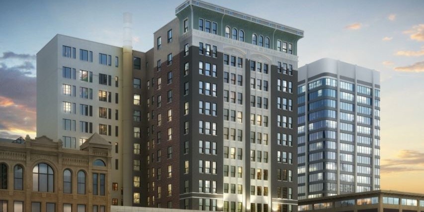 Plans propose conversion of 12-story building along 16th Street Mall into hotel